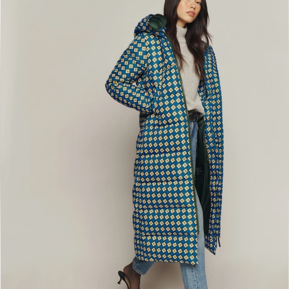 ❗️SOLD❗️NWT New Canada Goose X Reformation Mystique Parka in Casino Print Size S - Picture 10 of 12